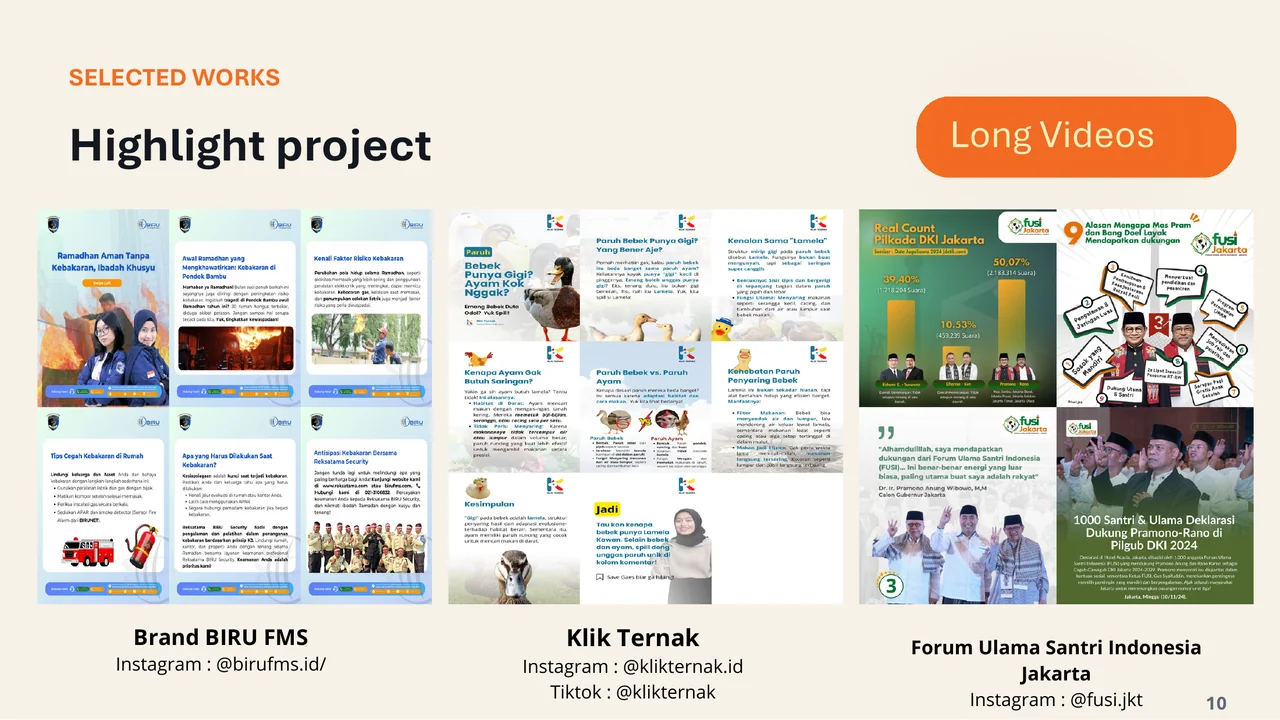 PT BIRU & Mission Plus — selected work